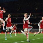 Selebrasi gol Arsenal Foto AFP Glyn Kirk Selebrasi gol Arsenal Foto AFP Glyn Kirk